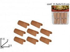 tegole per presepe capanna 3,5cm 8pz terracotta