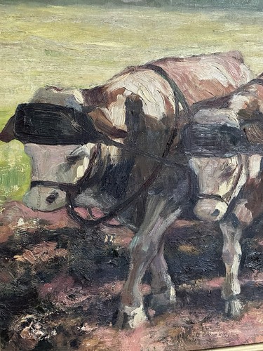 Antico dipinto olio - dipinto, ad