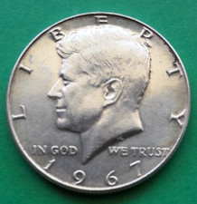 U.S.A. - MEZZO DOLLARO 1967 -  KENNEDY -  ARGENTO - SPL