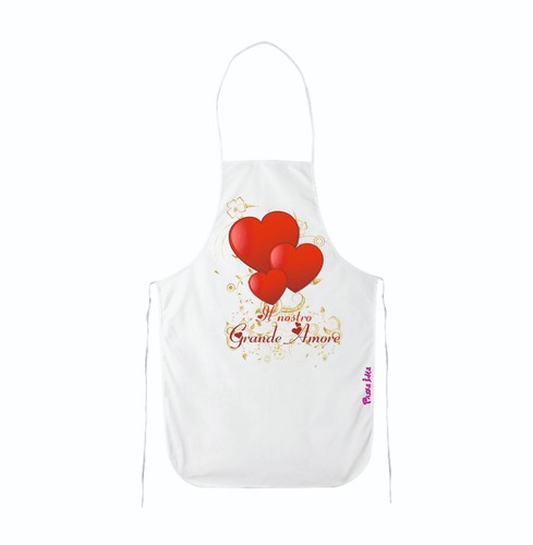 Grembiule bianco cucina - grembiule,