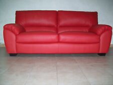 DIVANO 3 POSTI IN VERA PELLE