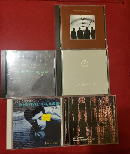 Five joy division cds - joy,