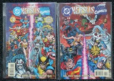 Vintage DC Versus Marvel Comics Issue No.'s # 1 + 2 Comic 1996 VGC Bagged