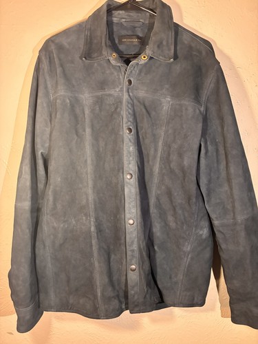 Giacca camicia scamosciata