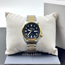 Orologio Automatico Uomo SEIKO SRPE60 5 Sport SKX Quadrante Nero Bracciale Traino