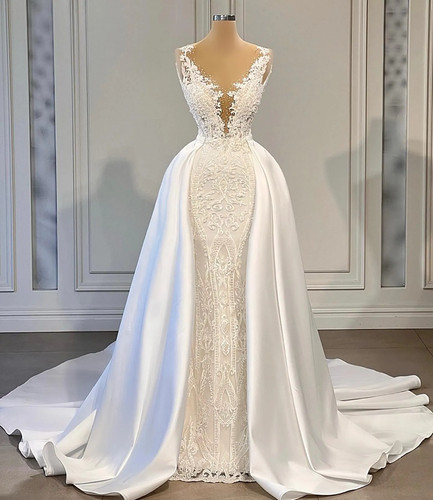 Abiti sposa sirena con - abiti,