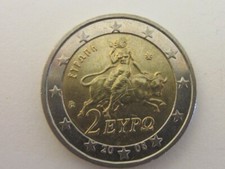MONETA DA 2 EURO GRECIA 2008 BRILLANTE