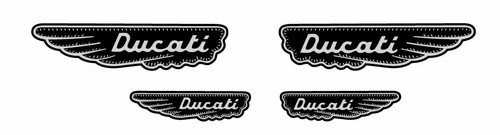 Adesivi stickers ducati - adesivi,