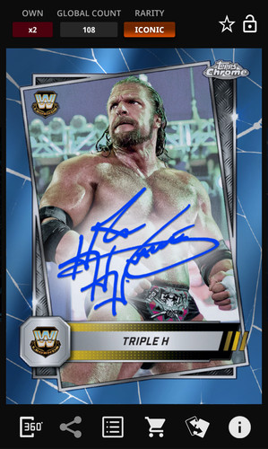 Topps wwe slam 2025 - slam, h