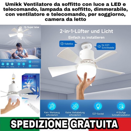 Ventilatore soffitto con - ventilatore,