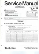 Technics Manuale di servizio