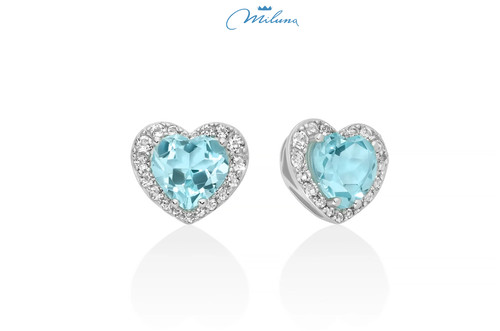 Miluna orecchini gemma del - ,