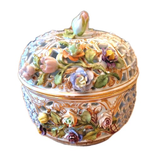 Antique floral encrusted - floral,