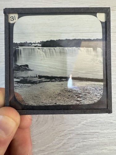 Antique magic lantern slide - antique,