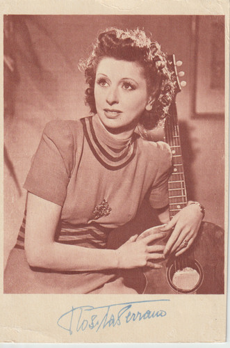 Rosita serrano cartolina - rosita, serrano,