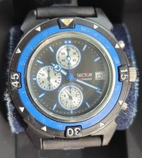 SECTOR Expander 101c orologio Blu/Nero WR 100 meters.