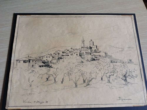 Stampa arte epoca primi - stampa, d'epoca