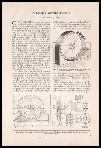 Ruota pelton 1917 - pelton,