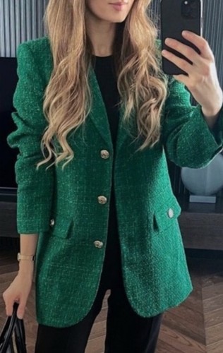 Giacca blazer doppiopetto zara - giacca,