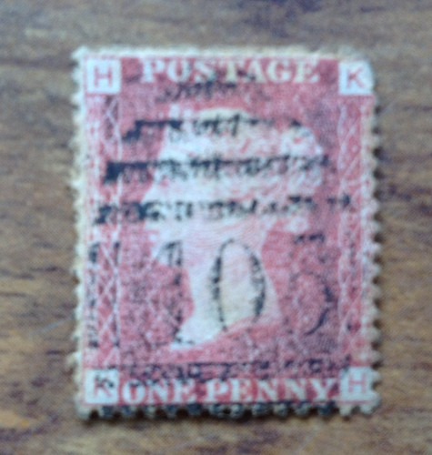Francobollo one penny - one,