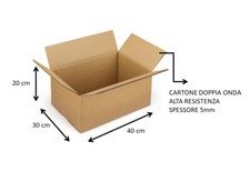 10 SCATOLE DI CARTONE  DOPPIA