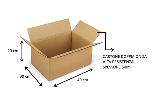 Scatole cartone doppia - 10,