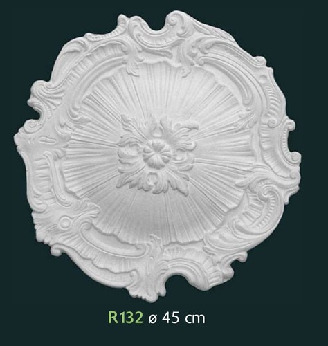Rosone gesso bianco - gesso,