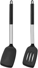 Set Di Utensili Da Cucina in Silicone, 2 Spatole Da Cucina Con Manico in Acciaio