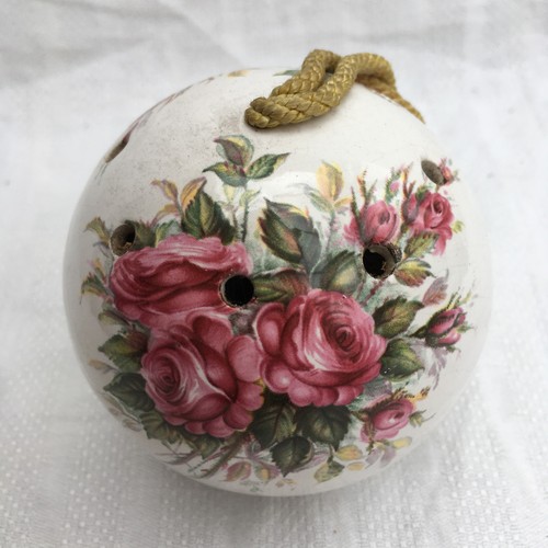 Pomander vintage ceramica - vintage,