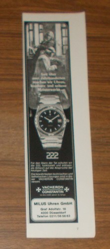 Raro orologio pubblicitario