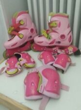 Rollers Oxelo bambina, regolabile 32-34, casco  #Back2eBay  regalo natale 