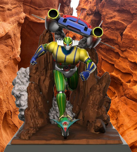 Art action figures jeeg - f.art, 3d