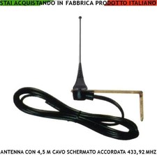 ANTENNA ACCORDATA 433,92 MHZ