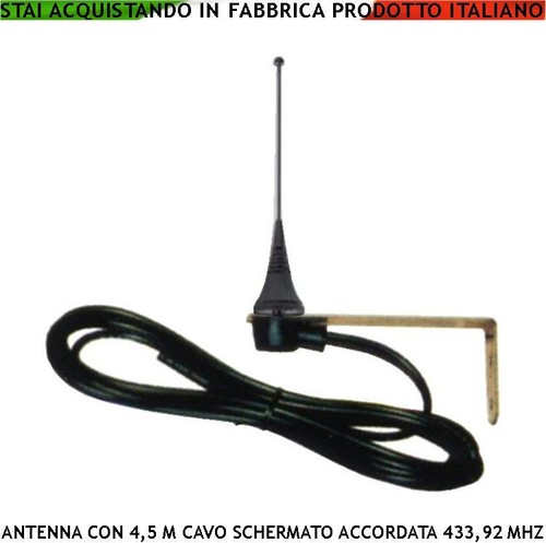 Antenna accordata 433 mhz - 433,92,