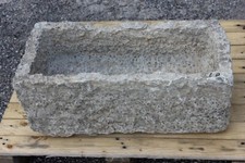 VASCA IN PIETRA granito 62x31 H22 N 51B  da giardino lavandino fioriera