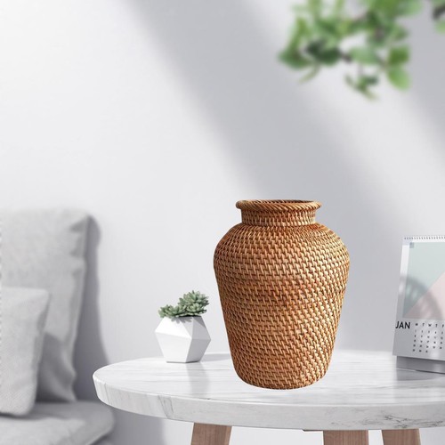 Vaso rattan stile retrò - rattan,