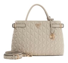 GUESS borsetta Paisleigh Girlfriend Satchel Light Taupe