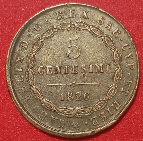 Centesimi 1826 genova regno - centesimi,