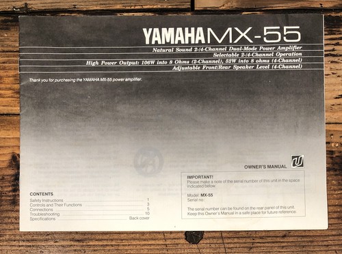Yamaha amplificatore - yamaha, mx-55