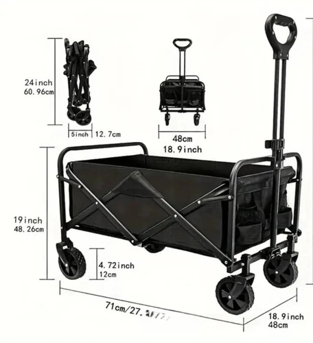 Carrello portatutto pieghevole - portatutto,