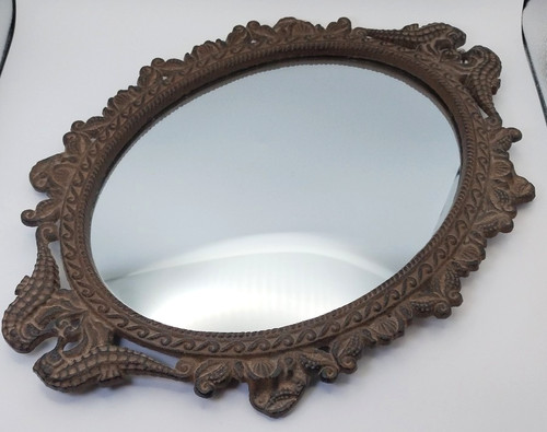 Specchio cornice ghisa