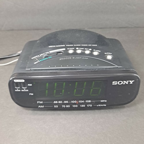 Sony dream machine icf - icf-c212, fm
