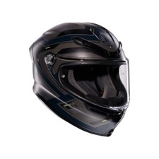 Casco integrale AGV K6 S Enhance, grigio opaco giallo fluo