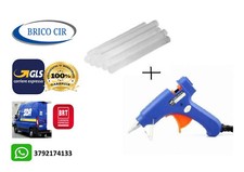 PISTOLA ELETTRICA PER COLLA A CALDO INCOLLATRICE TERMOCOLLANTE +10 STICK OMAGGIO