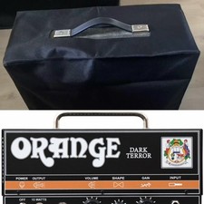 COPRIPOLVERE TESTA VALVOLA TERRORE SCURO ARANCIONE - FATTO A MANO IN UK