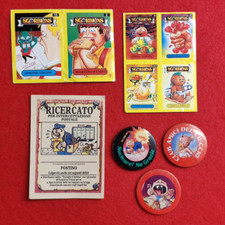 SGORBIONS LOTTO SPILLE E FIGURINE GADGET ANNI '90 90'S VINTAGE GARBAGE PAIL KIDS