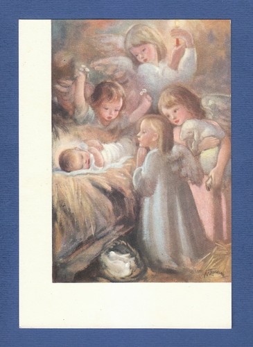 Cartolina illustrata adelina - cartolina,