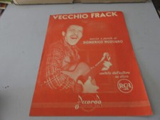 VECCHIO FRACK - Domenico MODUGNO spartito originale RCA Accordo 1955
