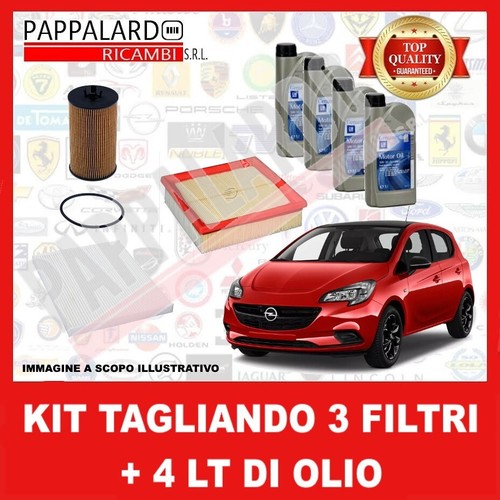 Kit tagliando opel - corsa, 1.0