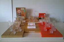 FOSSIL OROLOGI  SET  ESPOSITORE  DA VETRINA   FOSSIL WATCH DISPLAY SET